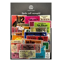 Набор стикеров Old Concert Tickets, (8189)