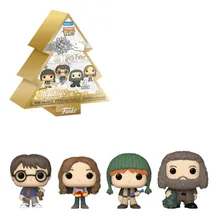 Фігурка Funko Pocket POP!: Wizarding World: Harry Potter (4-Pack Tree Holiday) (Walmart Exclusive), (82706)