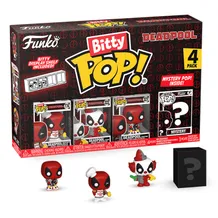 Набір фігурок Funko Bitty POP!: Marvel: Deadpool (4-pack / 3+1 Mystery Bitties), (84959)