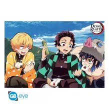 Постер GB Eye: Maxi: Demon Slayer: Tanjiro, Zenitsu and Inosuke, (86178)