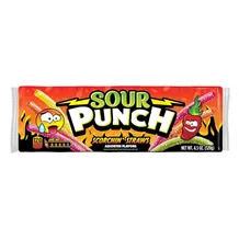 Цукерки Sour Punch: Scorchin Straws, (881720)