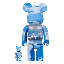 *Original* Be@rbrick: My First Baby (Blue Sky) (Set) (100% & 400%), (9)