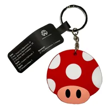 Брелок двухсторонний Super Mario: Toad (Head), (9135)