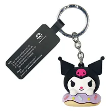 3D брелок Sanrio: Onegai My Melody: Kuromi w/ Donut, (9271)
