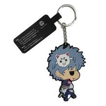 Брелок двухсторонний Gintama: Gintoki Sakata (Chibi), (9289)
