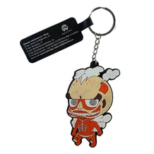 Брелок двухсторонний Attack on Titan: Colossal Titan, (9463)