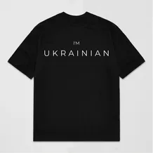 Футболка Creative Depo: «I'M UKRAINIAN» (XL) (черная), (981285)