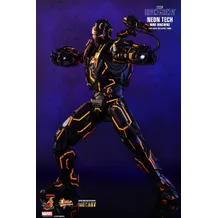 Колекційна фігура Hot Toys: Neon Tech War Machine, Iron Man 2, (82657)