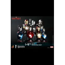 Набір колекційних бюстів Hot Toys: Iron Man 8 pcs, (85539)