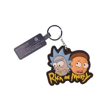 Брелок двухсторонний Animation: Rick & Morty, (10040)