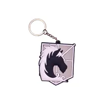 Брелок двосторонній Attack on Titan: Military Police Regiment, (10312)