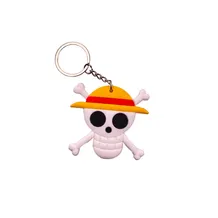 Брелок двухсторонний Anime: One Piece Luffy Skull, (10332)