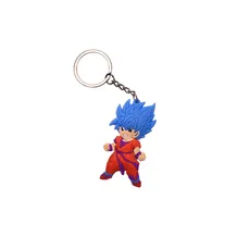 Брелок двухсторонний Anime: Dragon Ball Z Saiyan Blue, (9836)