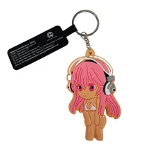 Брелок двосторонній Nitro+: Super Sonico (Bikini), (9910)