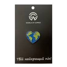 Металлический значок (пин) Heart of Earth, (11023)