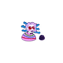 Металевий значок (пін) Medusa Girl, (11221)