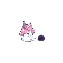 Металлический значок (пин) Sad Rabbit, (11343)
