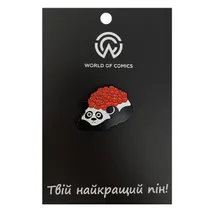 Металевий значок (пін) Panda-Roll, (11497)