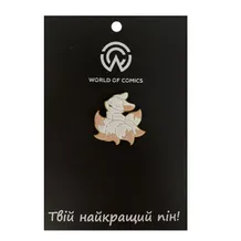 Металевий значок (пін) Kitsune (Nine-tailed Fox), (11654)