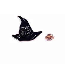 Металлический значок (пин) Witch Hat "Basic Witch" (gold), (11660)