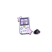 Металевий значок (пін) Game Boy with Flowers, (12172)