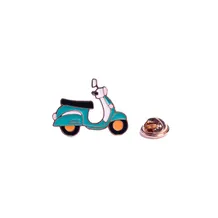 Металевий значок (пін) Scooter Green & White, (12818)
