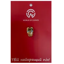 Металевий значок (пін) Marvel: Iron Man Helmet (Gold), (13350)