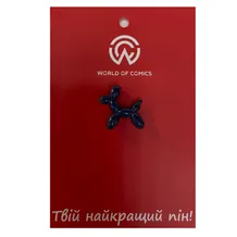 Металевий значок (пін) Balloon Dog (Black), (13353)