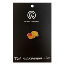 Металлический значок (пин) Two Cups (Yellow / Orange), (13392)