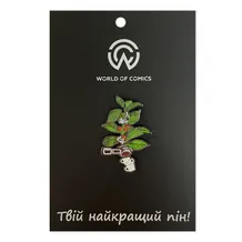 Металевий значок (пін) Portafilter w/ Coffee Tree, (13418)