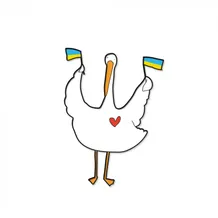 Пин Gifty: Гусь: «Флажки», (720018)