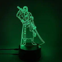 Акриловий світильник One Piece: Zoro Roronoa, (44634)