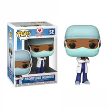 Фигурка Funko POP! Heroes: Front Line Worker Female #2, (54156)