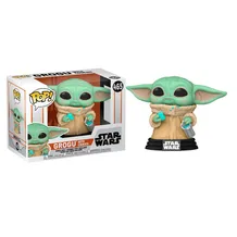 Фигурка Funko POP! Star Wars: Mandalorian The Child w/ Cookie, (54531)