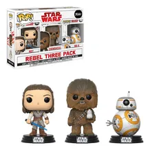Фігурки Funko POP!: Star Wars: The Last Jedi: Rebel Three Pack, (26487)