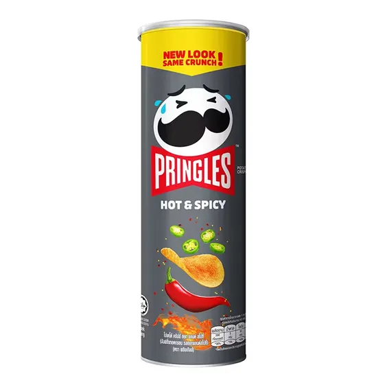 Чипсы Pringles: Hot and Spicy, (100055)