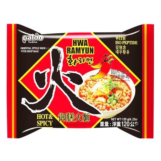 Лапша Paldo: Hwa Ramyun: Noodle, (100422)
