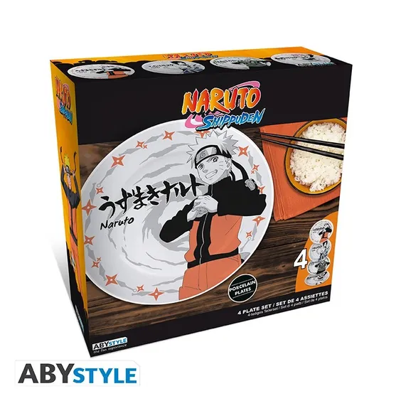 Набор тарелок ABYstyle: Naruto: Naruto, Saske, Kakashi and Sakura, (103431) 6