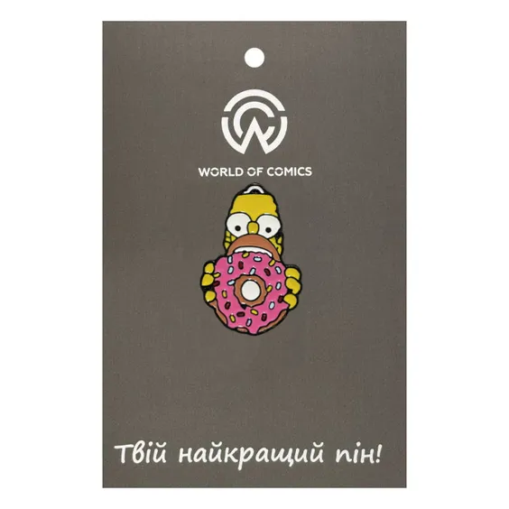 Металевий значок (пін) The Simpsons: Homer Simpson Eats Donut, (10533)