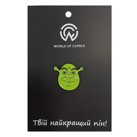 Металевий значок (пін) Shrek: Shrek Head, (10794)