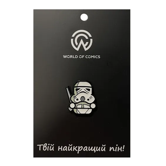 Металевий значок (пін) Star Wars: Stormtrooper (Chibi), (10987)