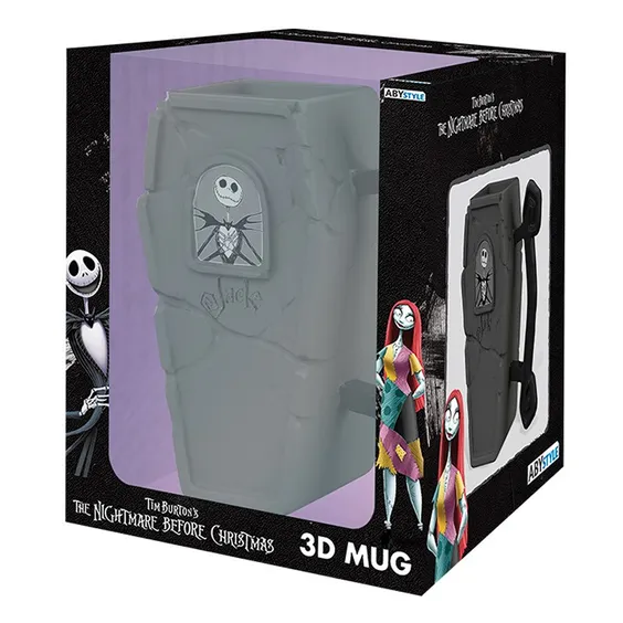 3D кружка ABYstyle: The Nightmare Before Christmas: Jack's Coffin, (110081) 4