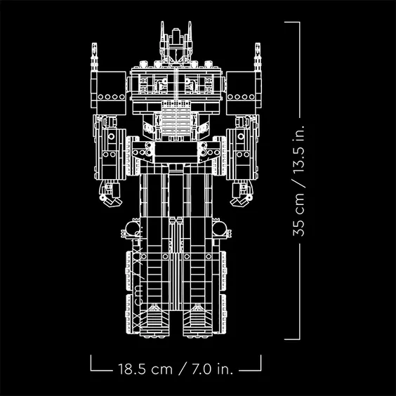 Конструктор LEGO: Icons: Transformers: Optimus Prime, (110302) 7