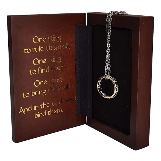 Кільце The Noble Collection: Lord of the Rings: One Ring, (110943) 2