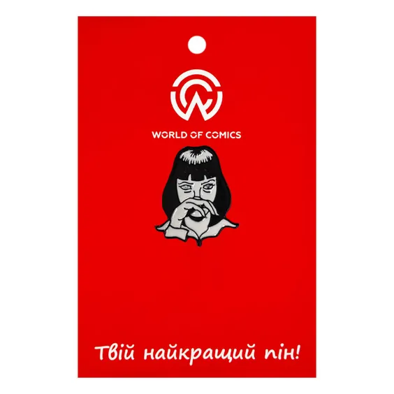 Металевий значок (пін) Pulp Fiction: Mia Wallace (Face), (11222)