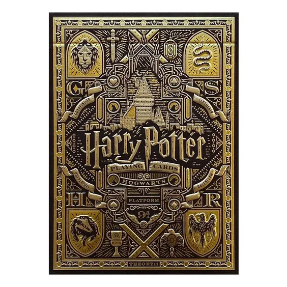 Игральные карты Theory11: Wizarding World: Harry Potter: Hogwarts: Hufflepuff (Yellow), (120028)