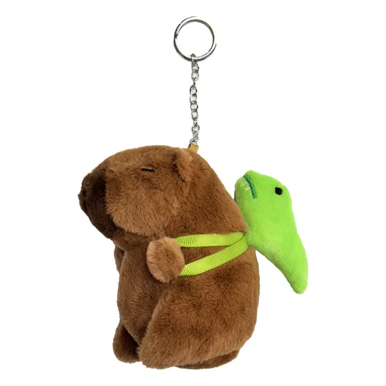 Мягкая игрушка-брелок Capybara w/ Backpack, (120215)