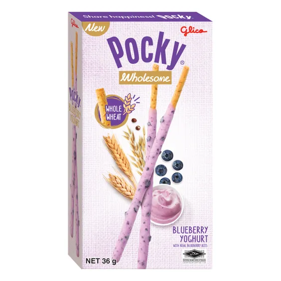 Печенье Glico: Pocky: Blueberry Yogurt, (1241)