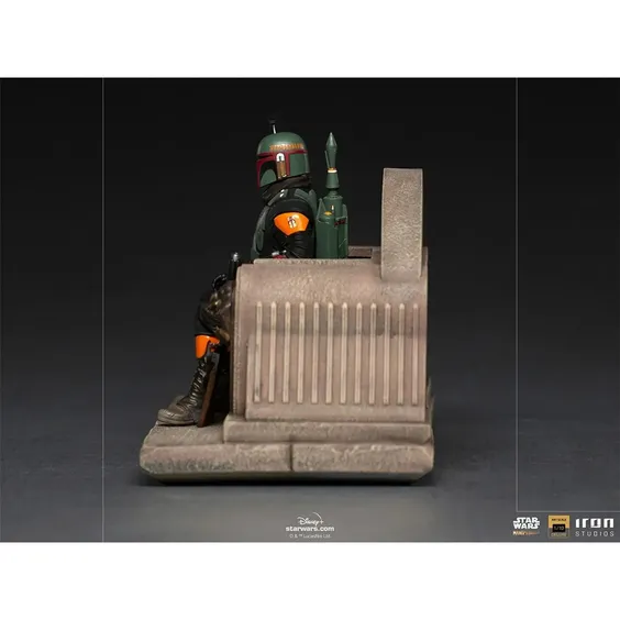Коллекционная фигура Iron Studios: Star Wars: The Mandalorian: Boba Fett on Throne (Deluxe), (128099) 2