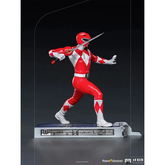 Колекційна фігура Iron Studios: Mighty Morphin Power Rangers: Red Ranger, (128143) 3